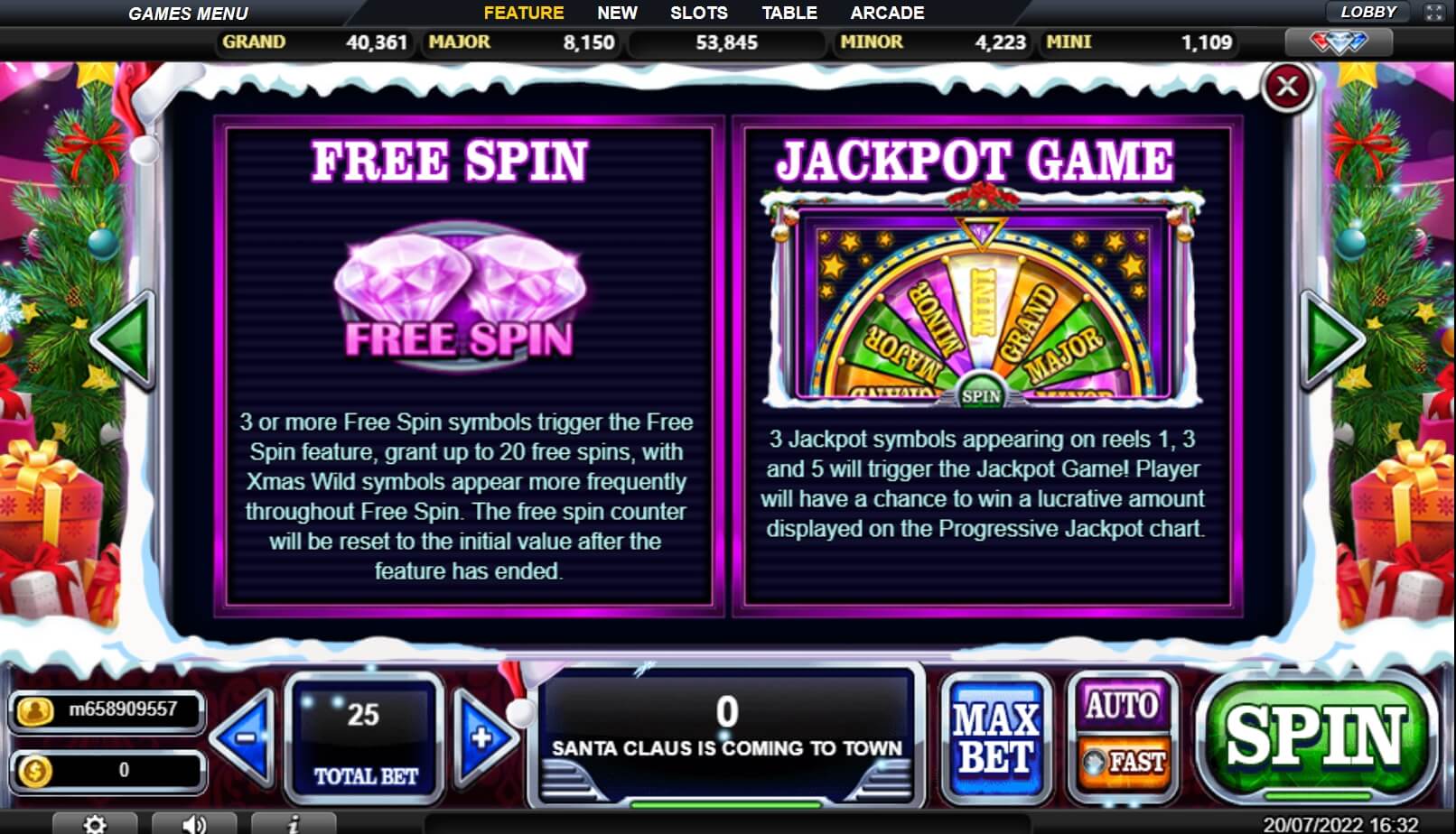 Classic Diamond Xmas Edition Slot live22
