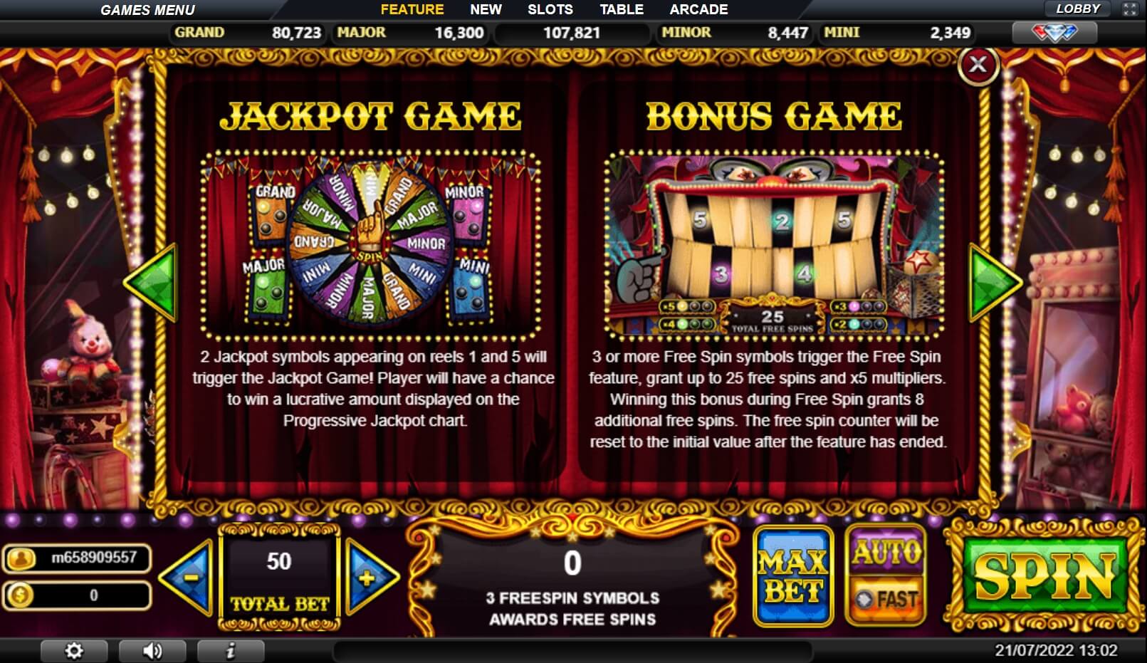 Midnight Carnival Slot live22 Midnight Carnival Slot live22