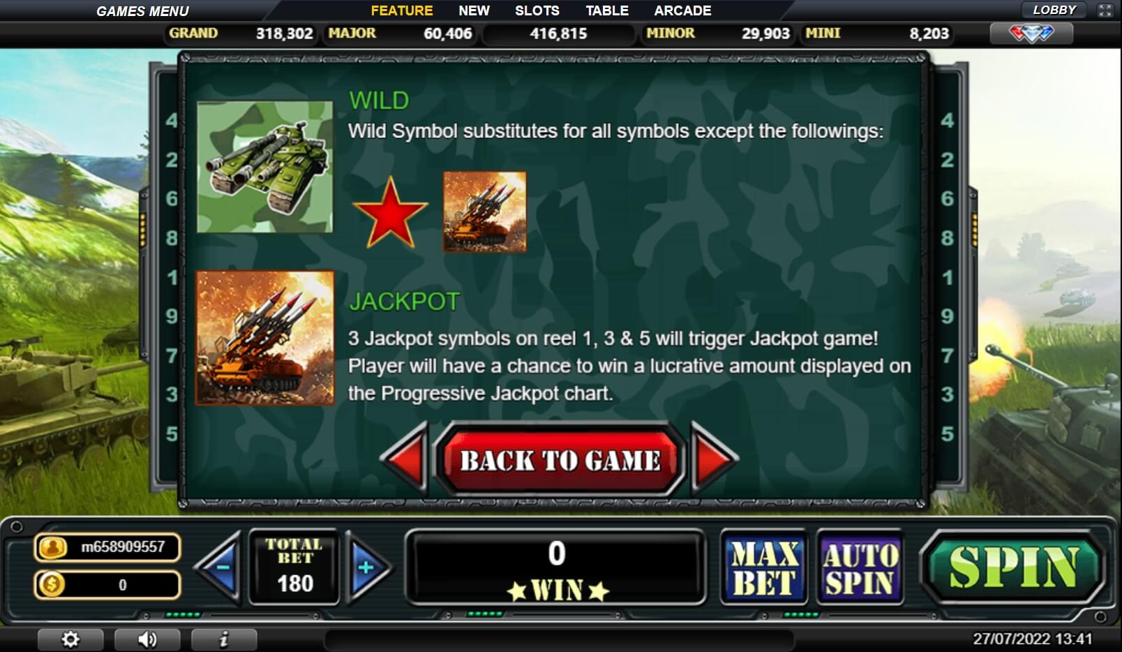 Tank Attack Slot live22