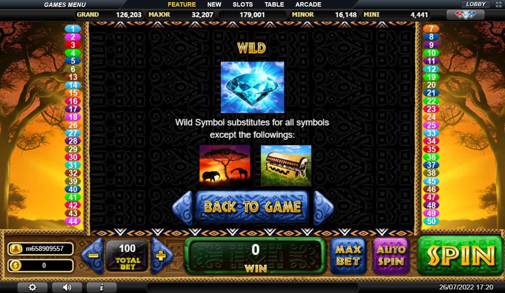 Wilds Of Africa Slot live22 Wilds Of Africa Slot live22