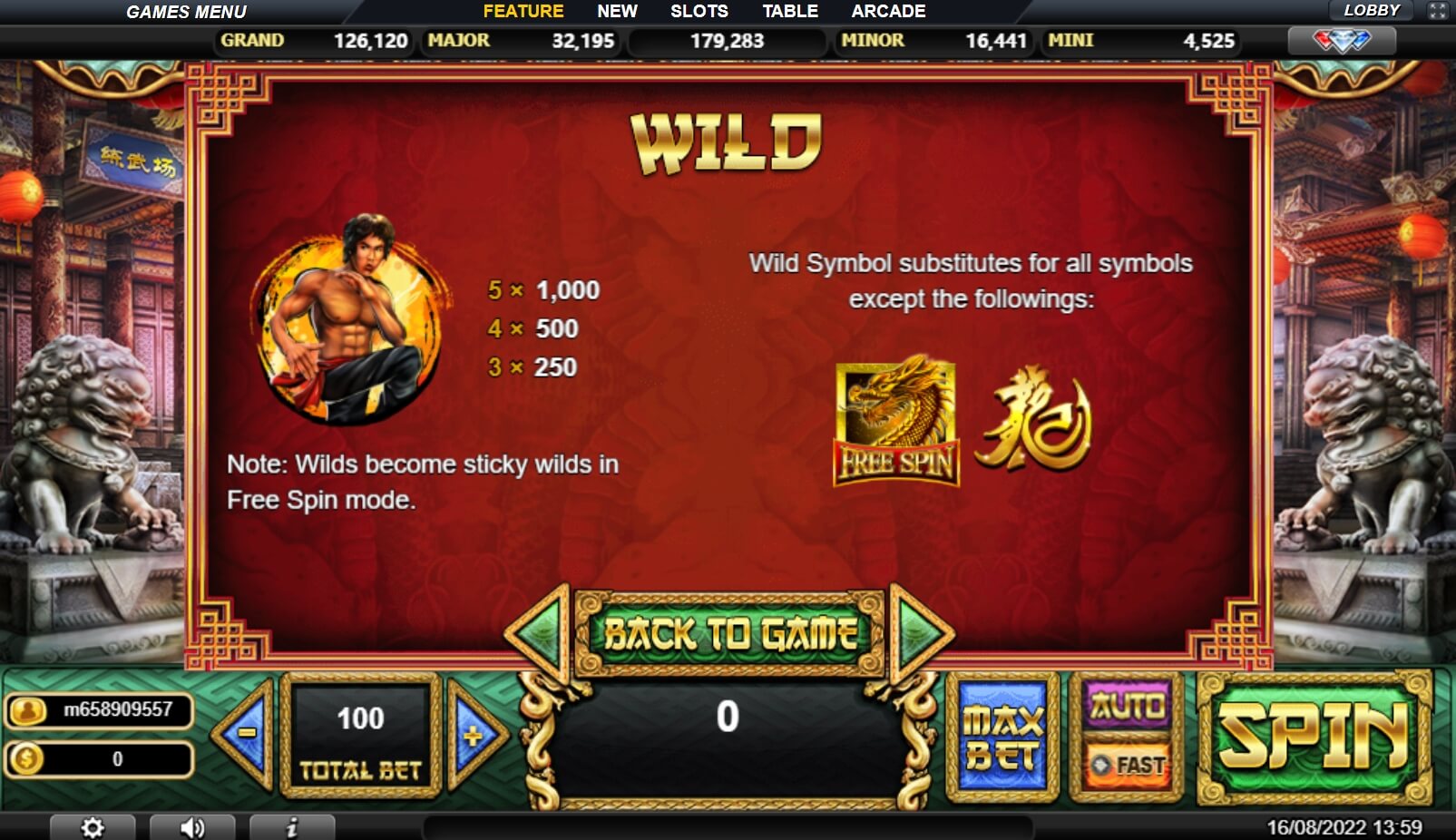 Bruce the Legend Slot live22 slotxo119