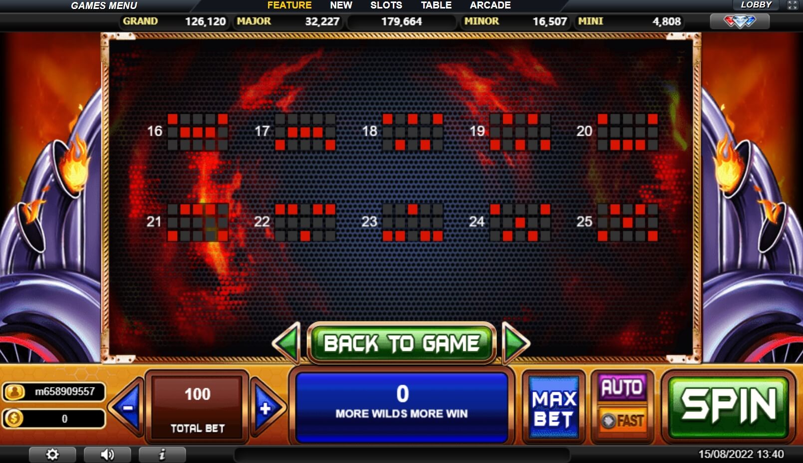Dashing Inferno live22 แจกฟรี slotxo