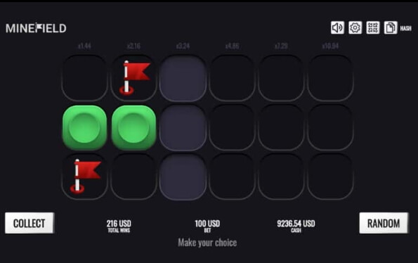 Mine Field slot evoplay Mine Field slot evoplay