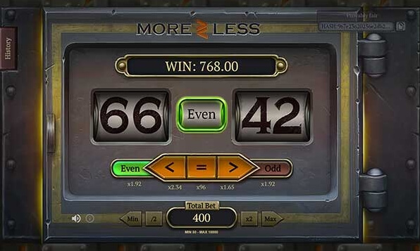 More or Less slot evoplay More or Less slot evoplay