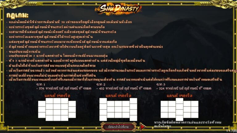 Shu Dynasty Simple Play เว็บตรง slotxo119