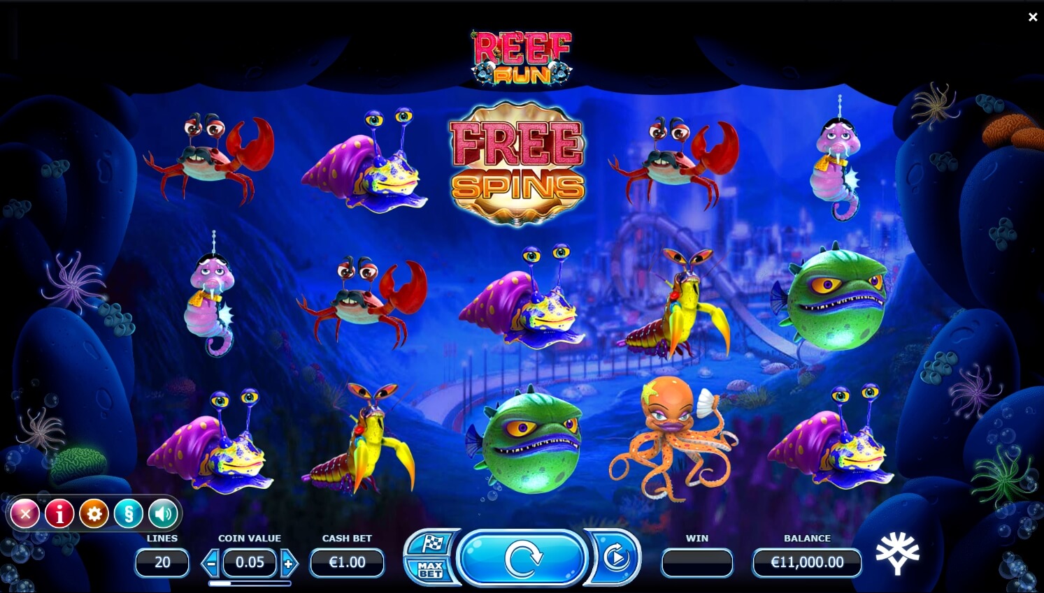 Reef Run Yggdrasil Game สล็อต xo 123 slotxo119