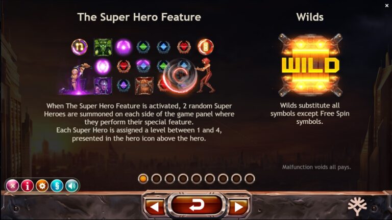 Super Heroes Yggdrasil Game สล็อต xo 123 slotxo119