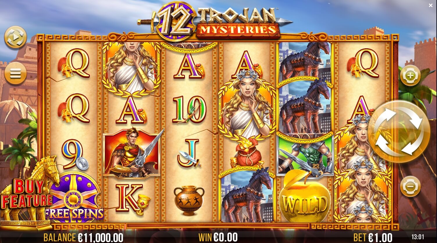 12 Trojan Mysteries YGGDRASIL สล็อต xo 24 slotxo119