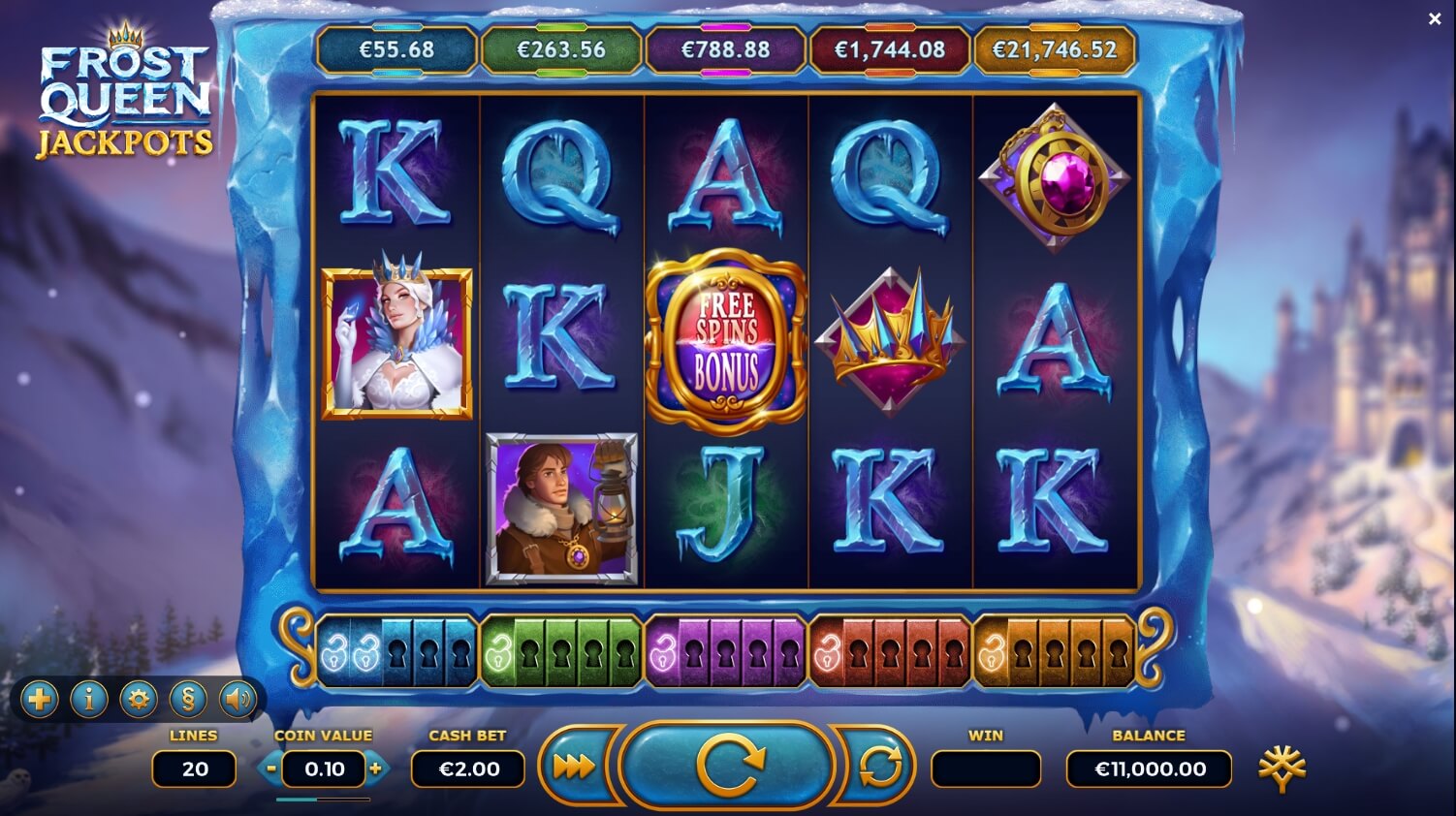 Frost Queen Jackpots YGGDRASIL สล็อต xo 24 slotxo119