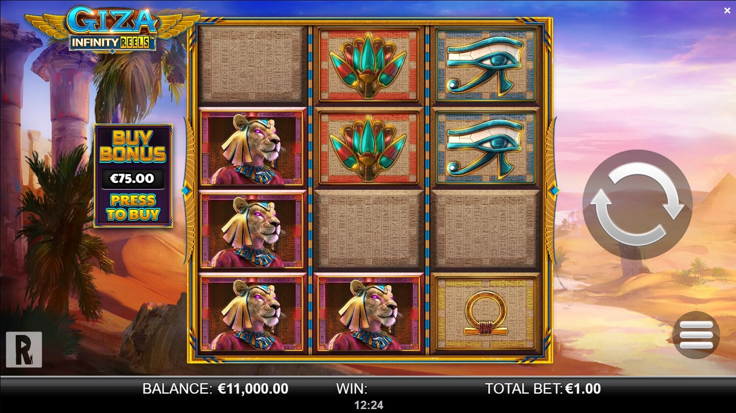 Giza Infinity Reels YGGDRASIL สล็อต xo 24 slotxo119