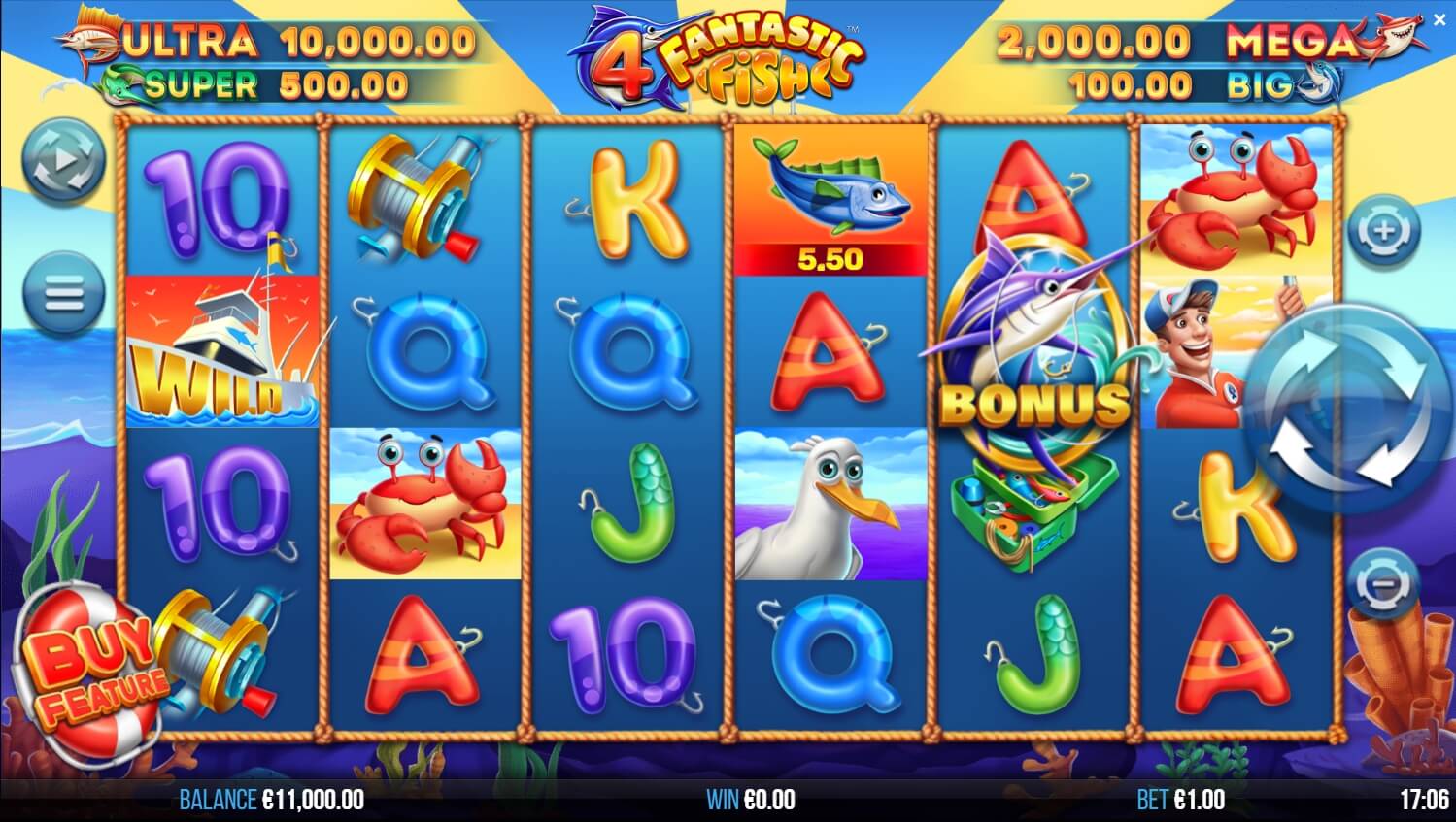 4 Fantastic Fish YGGDRASIL สล็อต xo 24 slotxo119