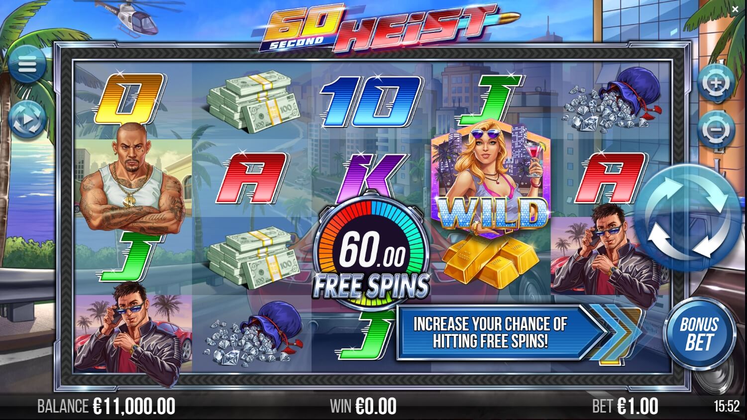 60 Second Heist YGGDRASIL สล็อต xo 24 slotxo119