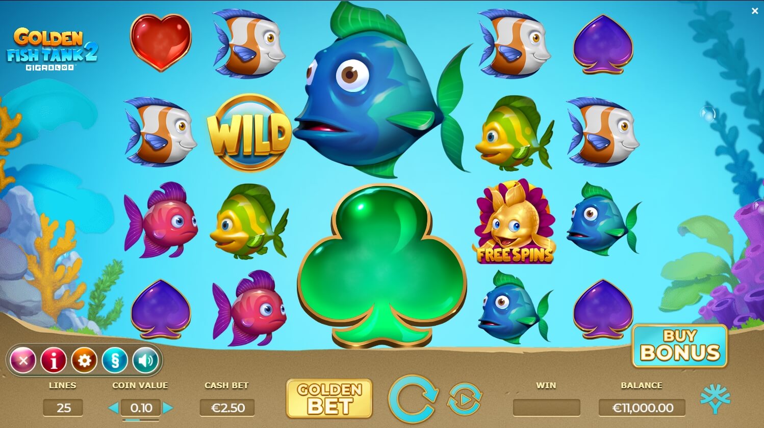 Golden Fish Tank 2 Gigablox YGGDRASIL สล็อต xo 24 slotxo119