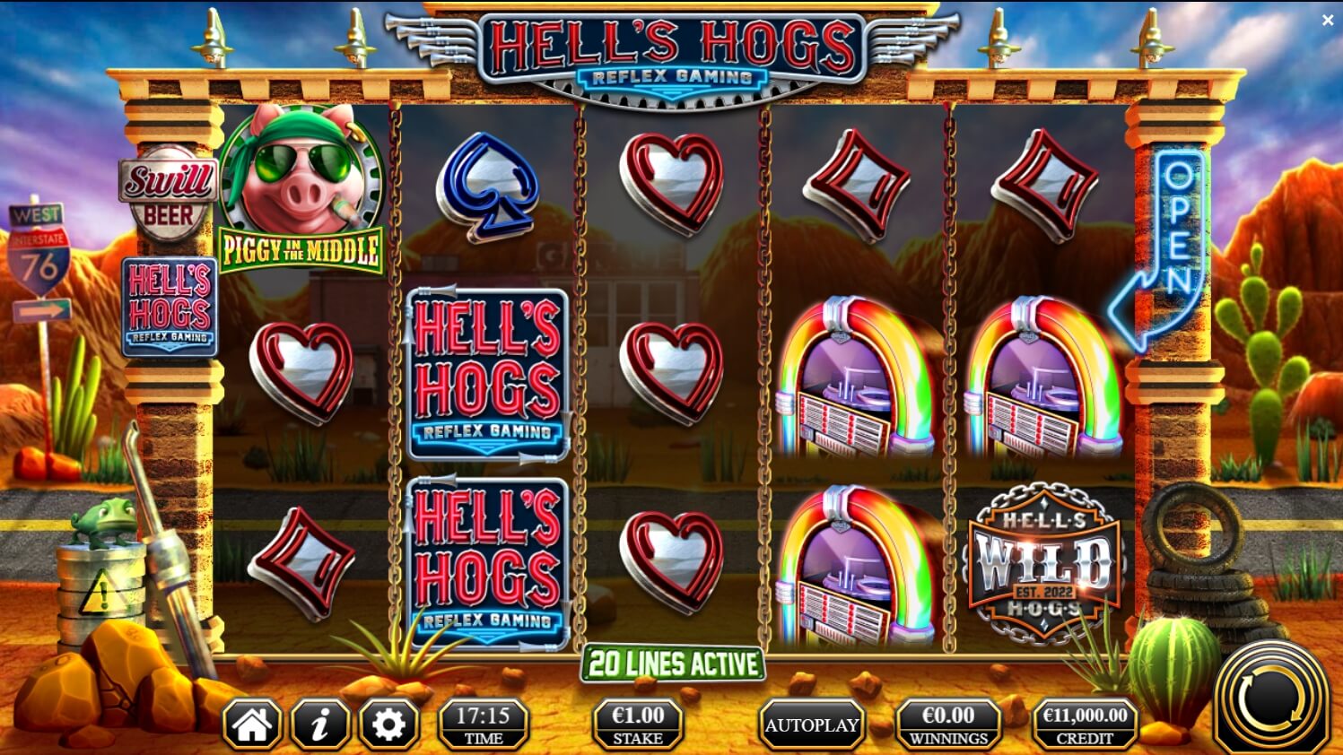 Hell's Hogs YGGDRASIL สล็อต xo 24 slotxo119