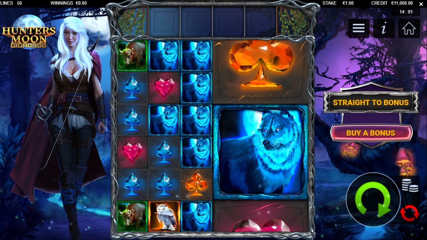 Hunters Moon Gigablox YGGDRASIL สล็อต xo 24 slotxo119