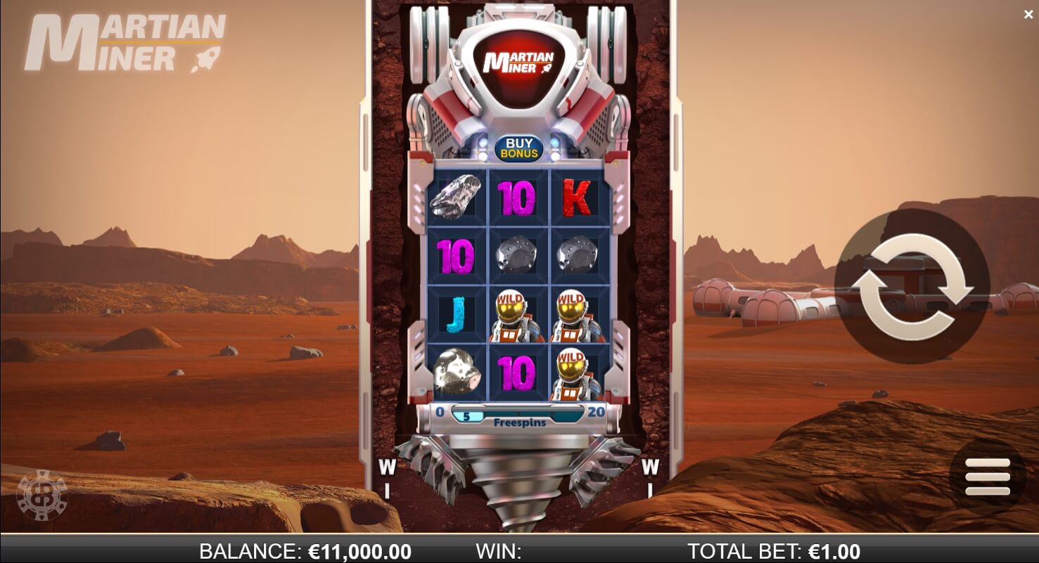 Martian Miner Infinity Reels YGGDRASIL สล็อต xo 24 slotxo119