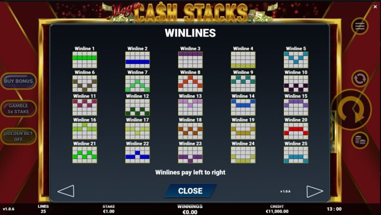 Mega Cash Stacks Yggdrasil Game slotxo ไม่มีขั้นต่ำ slotxo119