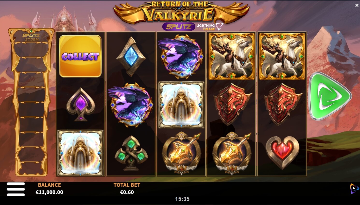 Rise of the Valkyrie Splitz Lightning Chase YGGDRASIL สล็อต xo 24 slotxo119