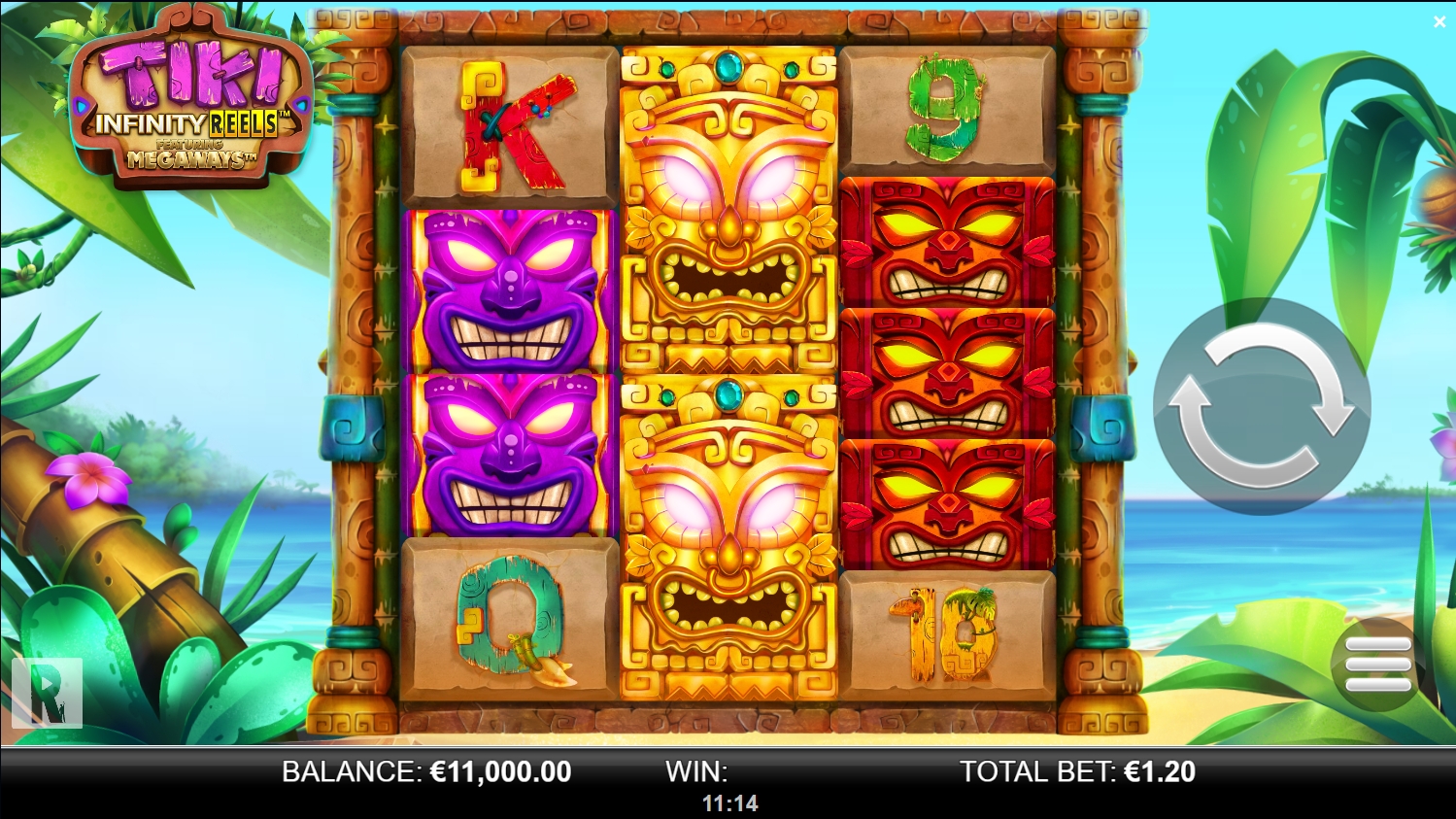 Tiki Infinity Reels X Megaways YGGDRASIL สล็อต xo 24 slotxo119