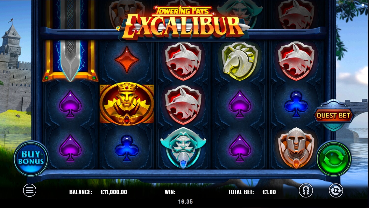 Towering Pays Excalibur YGGDRASIL สล็อต xo 24 slotxo119