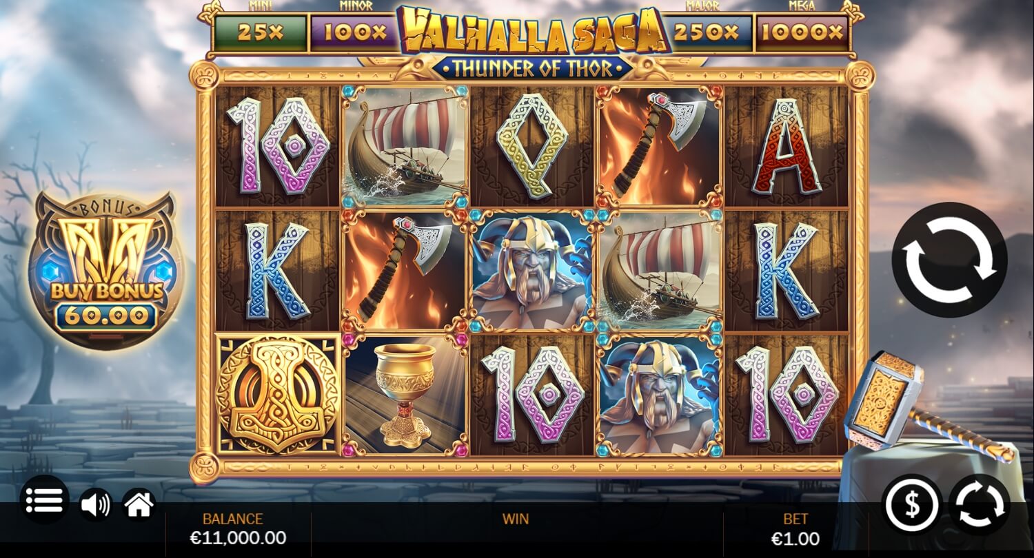 Valhalla Saga Thunder of Thor YGGDRASIL สล็อต xo 24 slotxo119