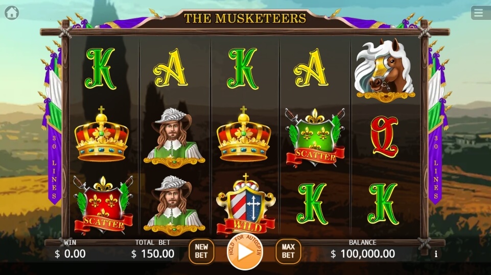 Musketeers KA Gaming สล็อต xo 24 slotxo119