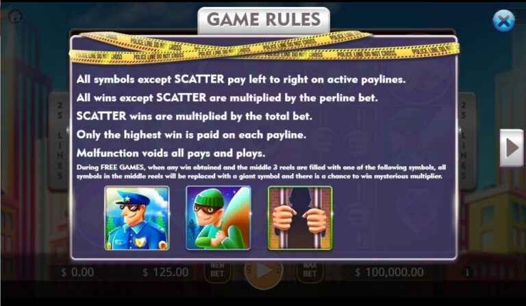 Catch The Thief KA Gaming Game slotxo ไม่มีขั้นต่ำ slotxo119