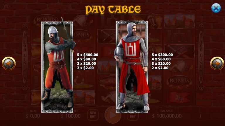 Medieval Knights KA gaming Game สล็อต xo 123 slotxo119