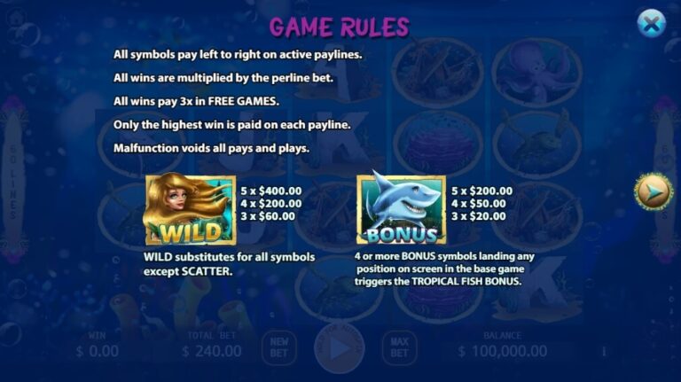 Mermaid Seas KA Gaming Game slotxo ไม่มีขั้นต่ำ slotxo119