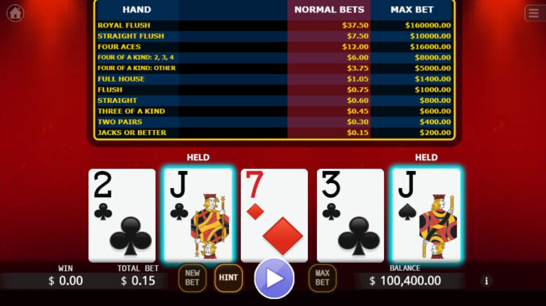 Bonus Poker KA Gaming เติมสล็อต xo slotxo119