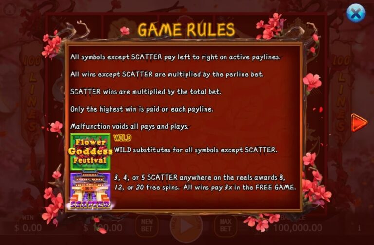 Flower Goddess Festival KA Gaming Game slotxo ไม่มีขั้นต่ำ slotxo119