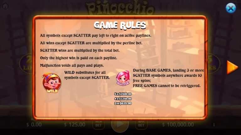 Pinocchio KA Gaming Game slotxo ไม่มีขั้นต่ำ slotxo119