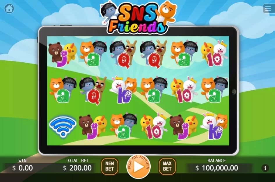 SNS Friends KA Gaming Game slotxo แจกเครดิตฟรี
