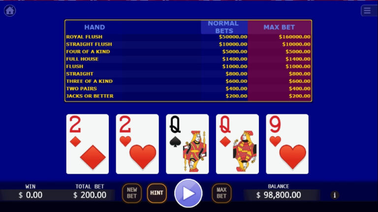Super Video Poker KA Gaming เติมสล็อต xo slotxo119