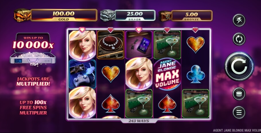 Agent Jane Blonde Max Volume Microgaming Game slotxo แจกเครดิตฟรี