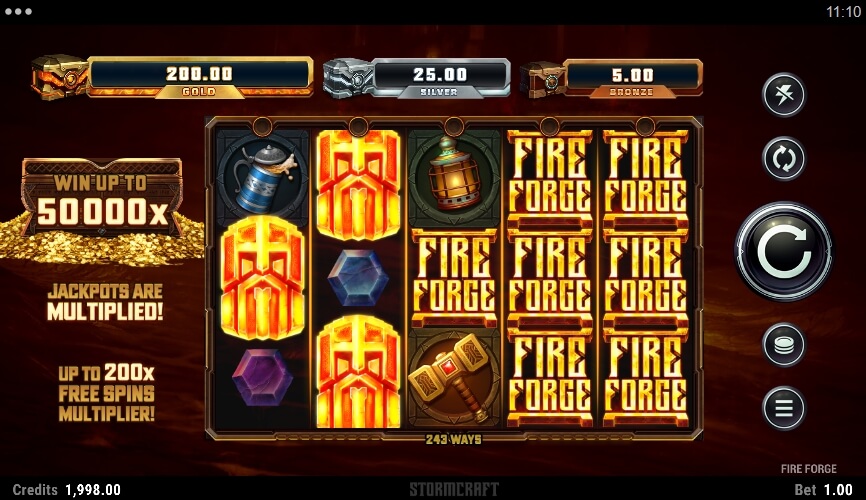 Fire Forge Microgaming Game slotxo แจกเครดิตฟรี
