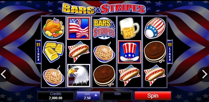 Bars and Stripes Microgaming slotxo แจกเครดิตฟรี slotxo119