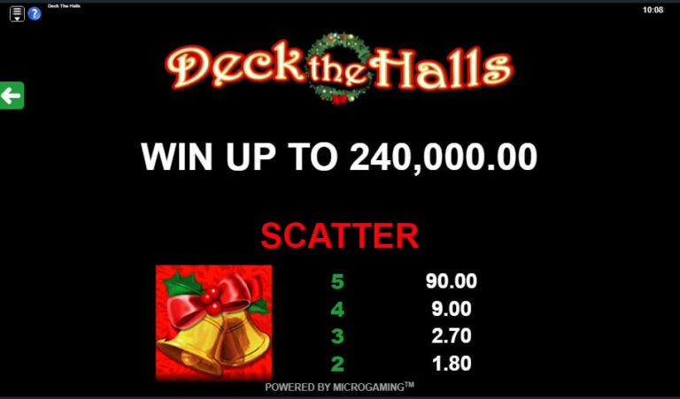 Deck the Halls Microgaming ไม่มีขั้นต่ำ slotxo119
