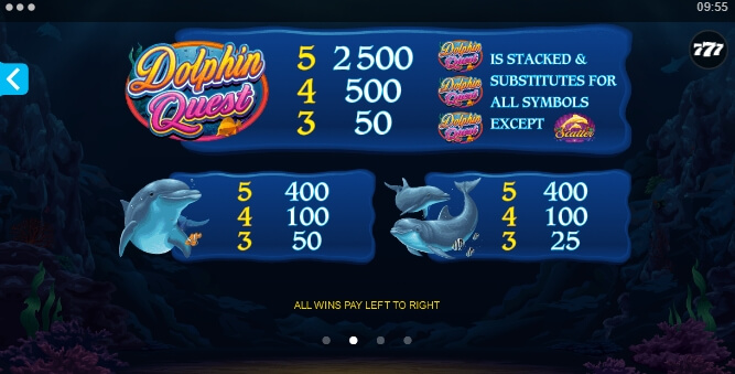 Dolphin Quest Microgaming ออโต้ slotxo119
