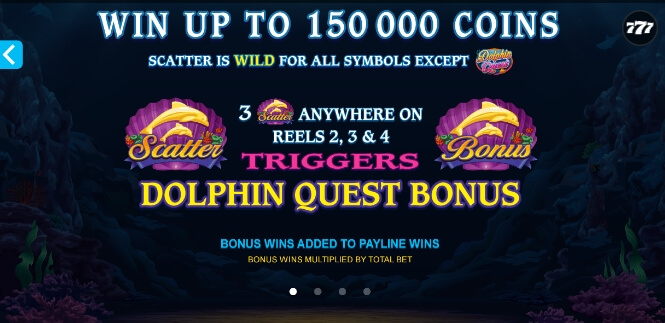 Dolphin Quest Microgaming ไม่มีขั้นต่ำ slotxo119