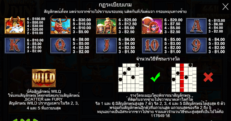 Fury of Odin Megaways สล็อตค่าย PRAGMATIC PLAY เครดิตฟรี สล็อต XO