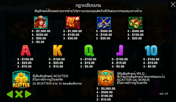 Jane Hunter and the Mask of Montezuma สล็อตค่าย PRAGMATIC PLAY เครดิตฟรี สล็อต XO