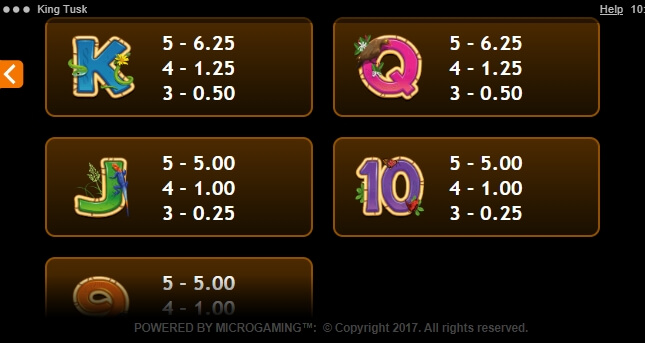 King Tusk Microgaming สล็อต xo 123 slotxo119