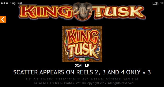 King Tusk Microgaming ออโต้ slotxo119