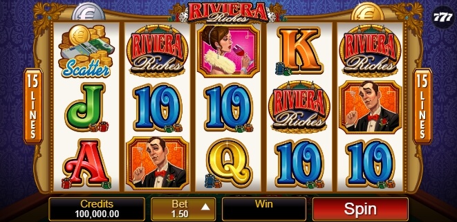 Riviera Riches Microgaming slotxo แจกเครดิตฟรี slotxo119