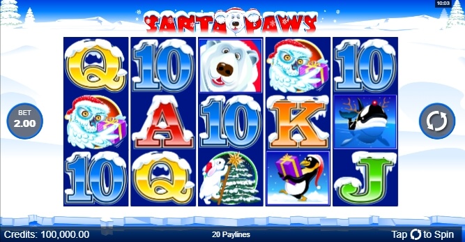 Santa Paws Microgaming slotxo แจกเครดิตฟรี slotxo119