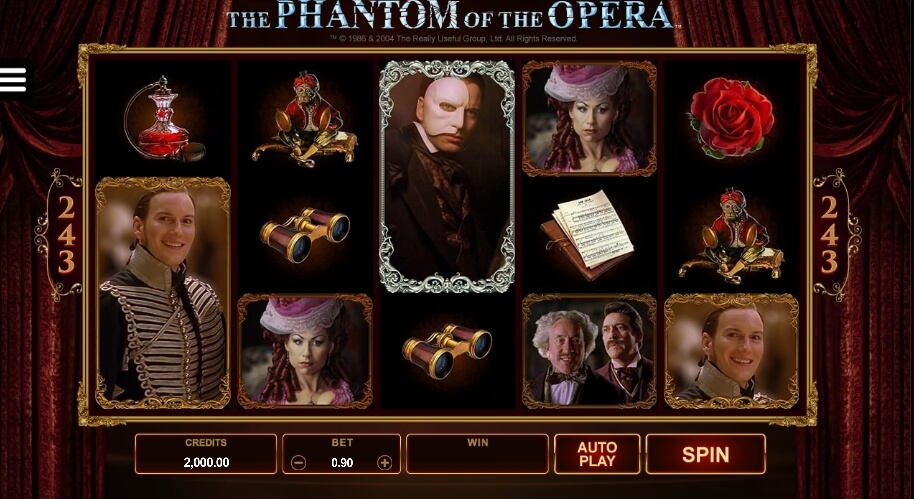 The Phantom of the Opera Microgaming slotxo แจกเครดิตฟรี slotxo119