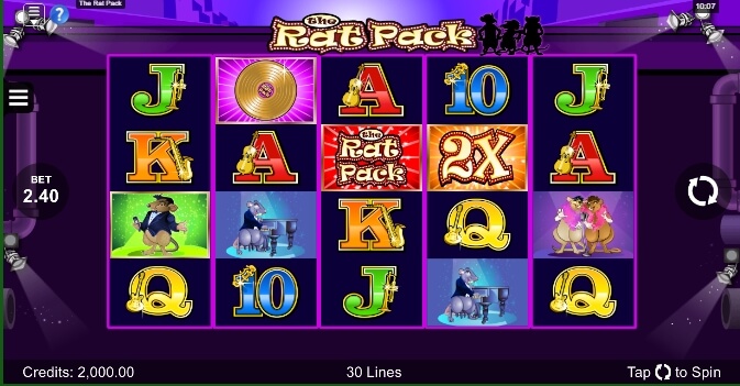 The Rat Pack Microgaming slotxo แจกเครดิตฟรี slotxo119