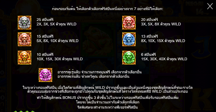 5 Lions Megaways ทดลองเล่น PRAGMATIC PLAY เข้าสู่ระบบ SLOTXO เครดิตฟรี