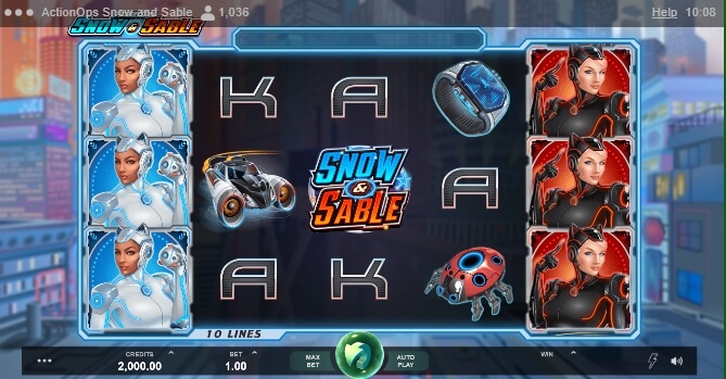 Action Ops Snow & Sable Microgaming slotxo แจกเครดิตฟรี slotxo119